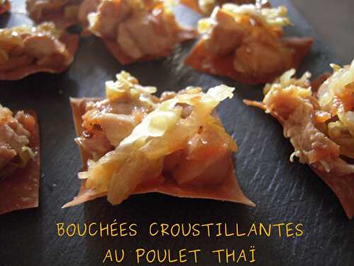 BOUCHÉES CROUSTILLANTES DE POULET À LA THAÏE