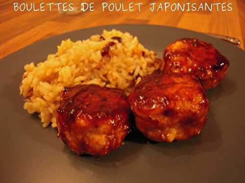 BOULETTES DE POULET JAPONISANTES ... SIMPLEMENT TOP !!!!!! ... et légères !