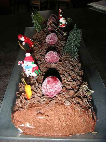 BUCHE DE NOEL CHOCO-FRAMBOISES