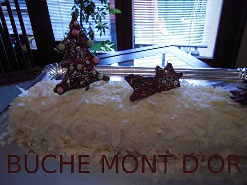 BÛCHE MONT D'OR (RECETTE CHRISTOPHE FELDER)