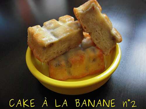 CAKE À LA BANANE (BANANES POÊLÉES)