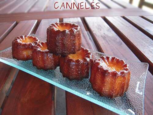 CANNELÉS (DANS MOULE SILICONE TEFAL)