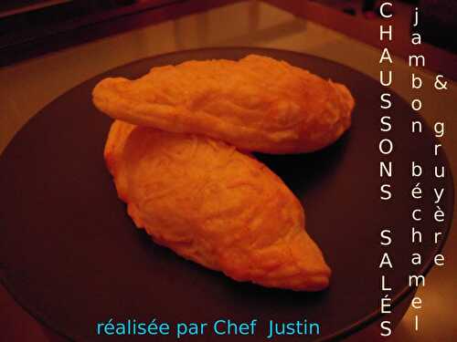 CHAUSSONS JAMBON-BÉCHAMEL & GRUYÈRE (Chef Justin)