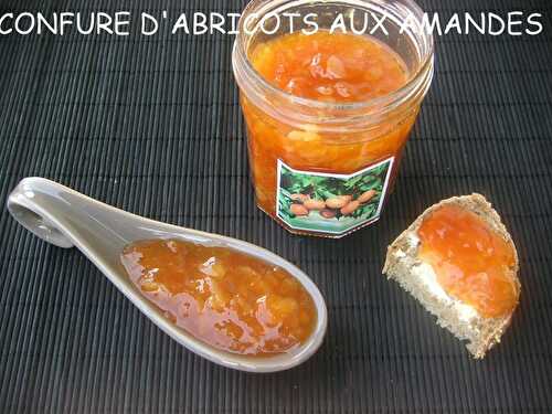 CONFITURE D'ABRICOTS AUX AMANDES