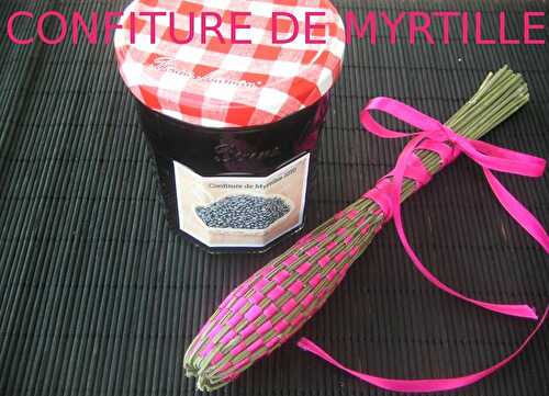 CONFITURE DE MYRTILLES