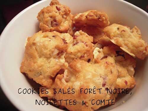 COOKIES SALÉS AU JAMBON FUMÉ, NOISETTES & COMTÉ