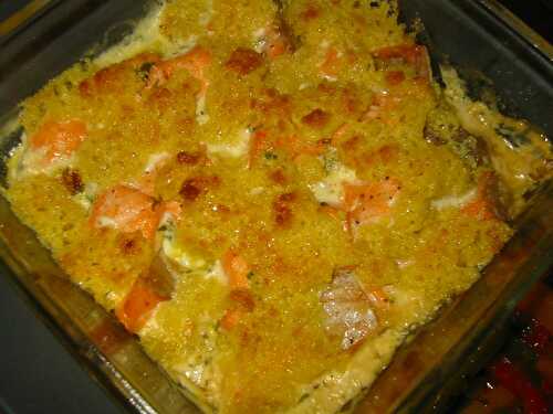 CRUMBLE AU SAUMON