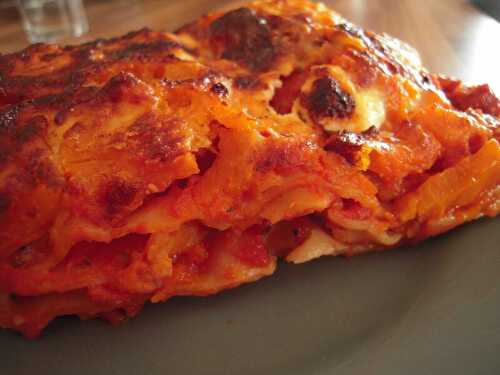 DELICIEUSES LASAGNES BOEUF / COURGE ...RECETTE WW