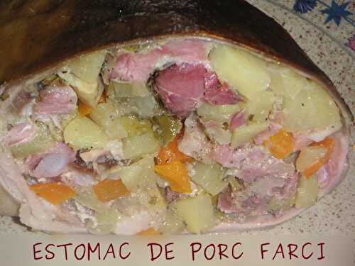 ESTOMAC DE PORC FARCI