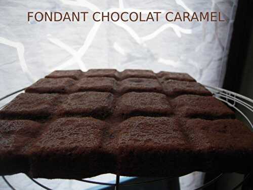 FONDANT AU CHOCOLAT CARAMEL