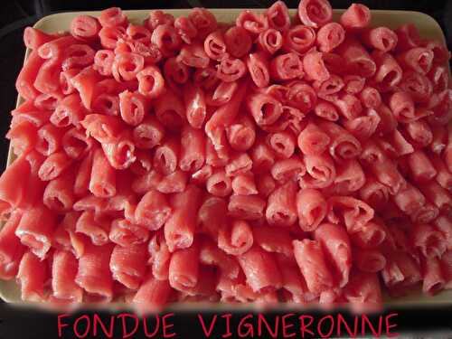 FONDUE VIGNERONNE