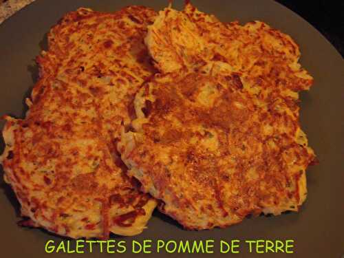 GALETTES DE POMMES DE TERRE (rösti, grumberkechle ou krumberkechle)