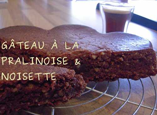 GÂTEAU À LA PRALINOISE & NOISETTE