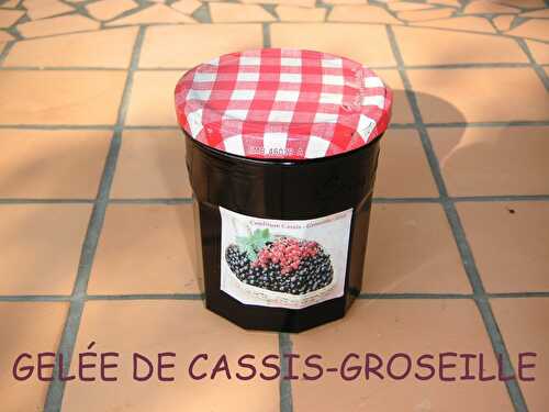 GELEE DE CASSIS ET GROSEILLE