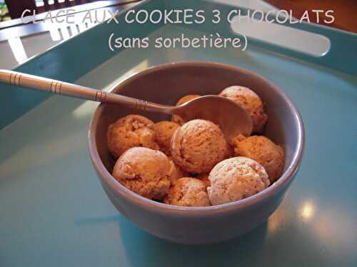 GLACE AUX COOKIES (SANS SORBETIÈRE)