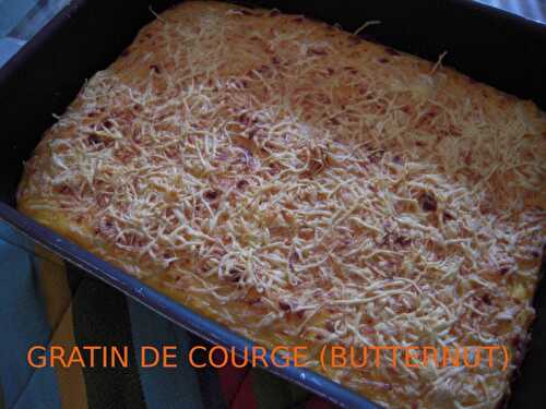 GRATIN DE COURGE