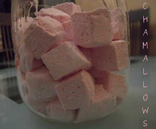 MARSHMALLOWS MAISON (À LA FRAMBOISE) (RECETTE DEMARLE)