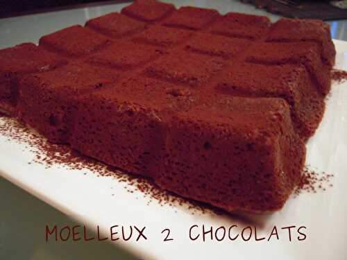 MOELLEUX AUX DEUX CHOCOLATS