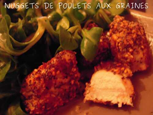 NUGGETS DE POULET AUX GRAINES