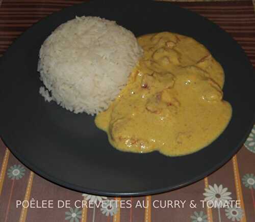 POELEE DE CREVETTES AU CURRY & COCO