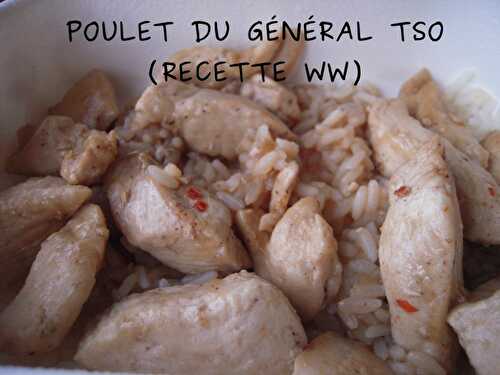 POULET DU GÉNÉRAL TSO (RECETTE DE POULET CHINOISE & RIZ BASMATI DE WEIGHT WATCHERS)