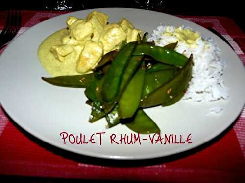 POULET RHUM-VANILLE