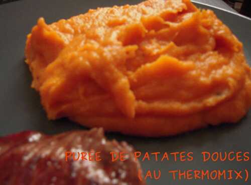 PURÉE DE PATATES DOUCES AU THERMOMIX