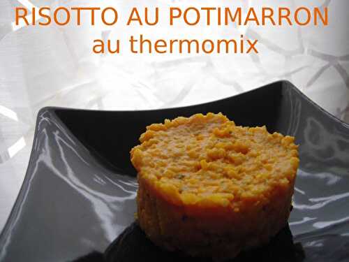 RISOTTO AU POTIMARRON (AU THERMOMIX)