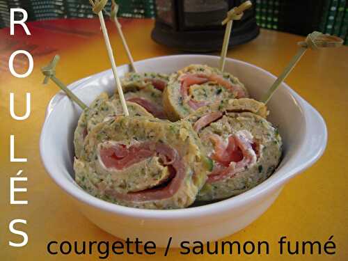 ROULÉS COURGETTE-SAUMON FUMÉ