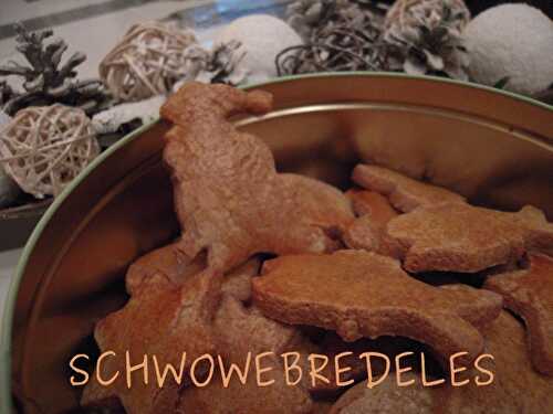 SCHWOWEBREDELE (petits biscuits à la cannelle et amande)