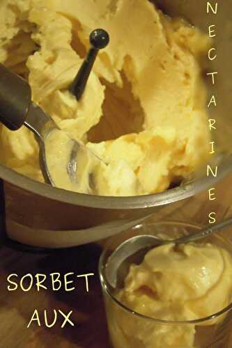 SORBET DE NECTARINES AU THERMOMIX