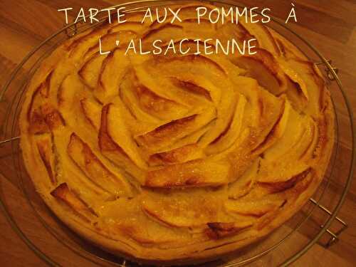 TARTE AUX POMMES ALSACIENNE