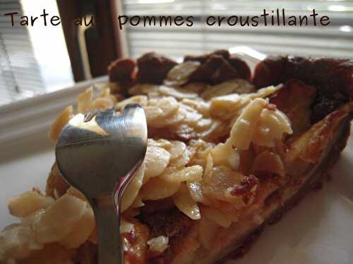 TARTE AUX POMMES CROUSTILLANTE