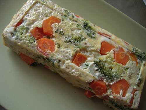 TERRINE DE LÉGUMES (CHOU-FLEUR, BROCOLI & CAROTTE)