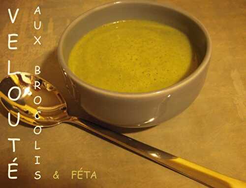 VELOUTÉ DE BROCOLIS À LA FETA