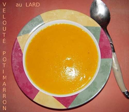 VELOUTÉ DE POTIMARRON AU LARD