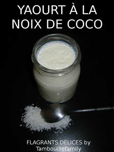 YAOURT À LA NOIX DE COCO