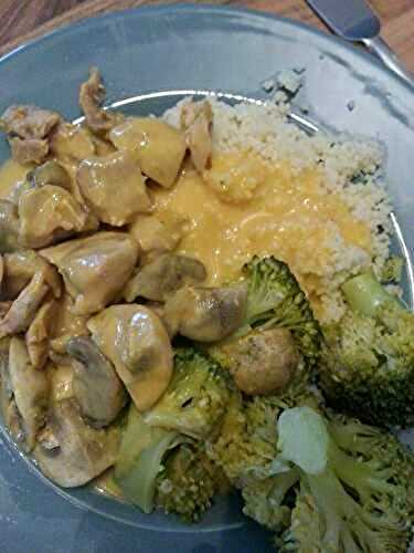 POULET, RIZ ET BROCOLIS SAUCE CAROTTES (AU THERMOMIX) comptage points WW 