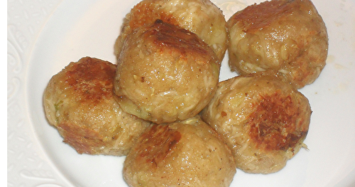 Boulettes de courgette au gruyère