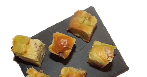 Cake poireau/lardon