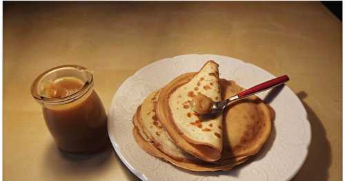 Caramel au beurre salé + crêpes