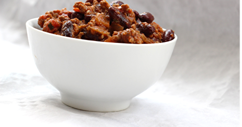 Chili con carne vite fait bien fait pour une rentrée sans stress