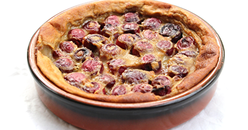 Clafouti aux cerises sans lactose