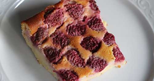 Clafoutis aux framboises