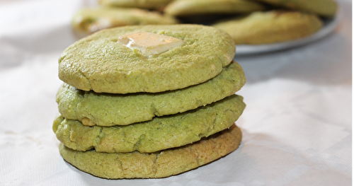 Cookies au thé Matcha