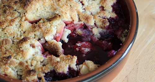 Crumble aux fruits rouges