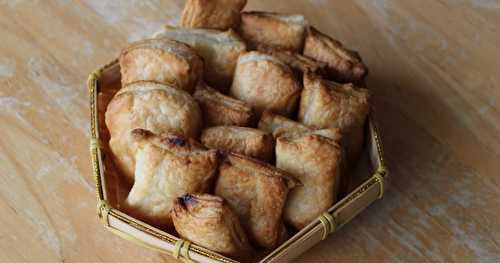 Feuilletés à la confiture pour utiliser les restes de pâte feuilletée  {zéro déchet} 