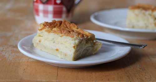 Gâteau magique à la vanille et à la fève tonka