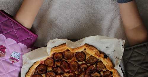 La cuisine du mercredi : Tarte amandine aux prunes