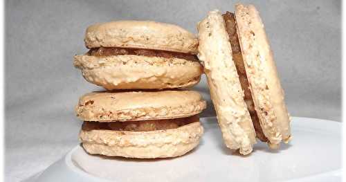 Macarons noisette/poire